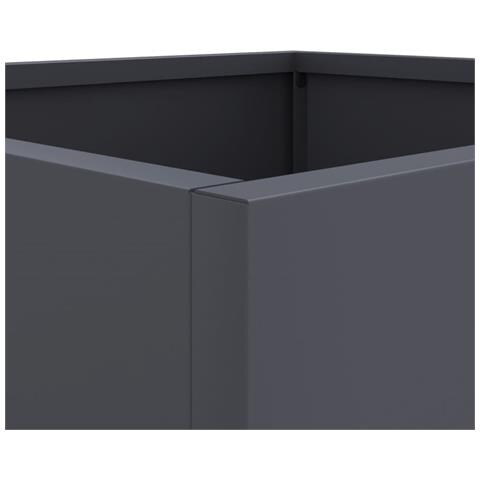 Fioriera Antracite 49x47x46 cm in Acciaio - Foto 2