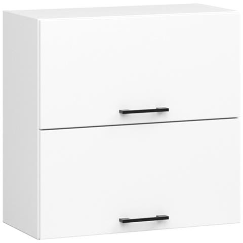 Mobile da cucina pensile OLIWIA, 2 ante, 60x30x58 cm, Colore Bianco - Foto 1