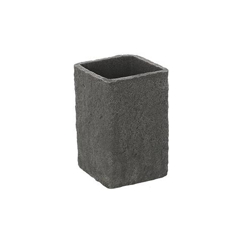 Porta Spazzolino Sabbia Blu Pastello 7x7xh. 10,8 Cm - Foto 1