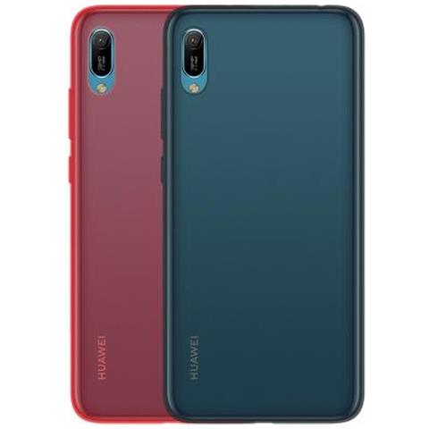 Set Di Protezione 2 Cover Colorblock Per Huawei Y6 2019, Rosso - Foto 2