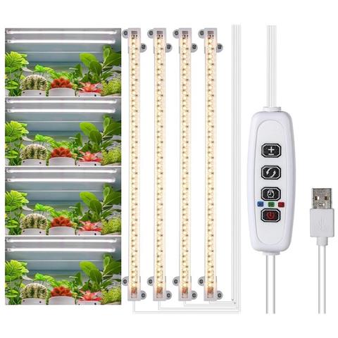 L'illuminazione Delle Piante Fa Crescere La Luce Per Piante Da Interno, Con Spettro Completo E Timer White - Foto 1
