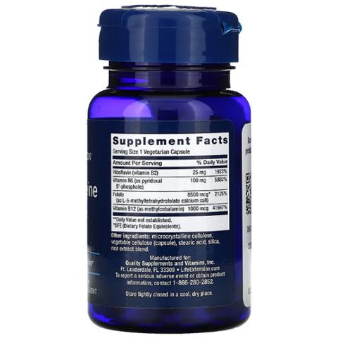 Resistenza All'omocisteina 60 Capsule Vegetali Life Extension - Foto 2