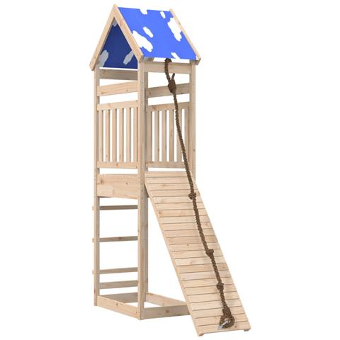 Set Da Gioco Da Esterno In Legno Massello Di Pino - Foto 2