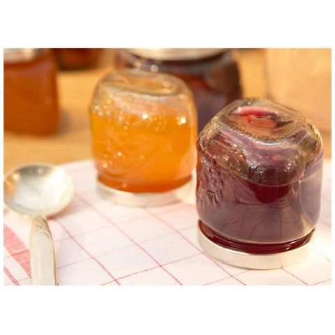 Vasetto Marmellata Barattolo Da Confettura In Vetro 250ml Leifheit Con Coperchio - Foto 2