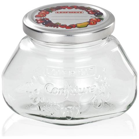 Vasetto Marmellata Barattolo Da Confettura In Vetro 250ml Leifheit Con Coperchio - Foto 4