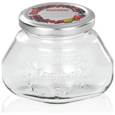 Vasetto Marmellata Barattolo Da Confettura In Vetro 250ml Leifheit Con Coperchio - Foto 1