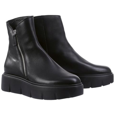 Travis Booties Stivaletti Pelle Scarpe Donna Nero Eu 37.5, 6-102610 0100 - Foto 1