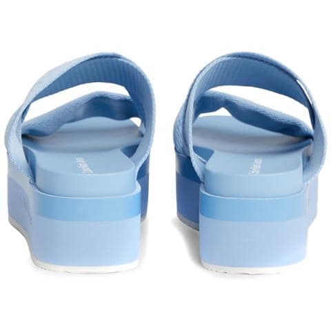 Flatform Sandal Webbing Sandali Sintetico Scarpe Donna Blu Eu 39, Yw0yw01361 0g0 - Foto 3