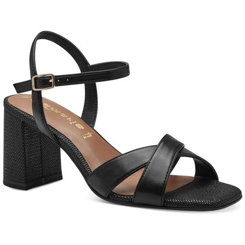Black Elegant Open Sandals Sandali Sintetico E Tessile Scarpe Donna Nero Eu 36, 1-28320-42 001 - Foto 1