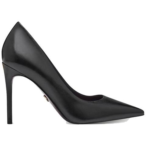 Black Elegant Closed Pumps High Scarpe Con Tacco Pelle Scarpe Donna Nero Eu 37, 1-22470-42 001 - Foto 2