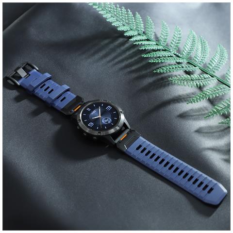 Cinturino Da Orologio Da 22 Mm Per Garmin Fenix 3/5/5x / 6x / 7x Blue - Foto 7