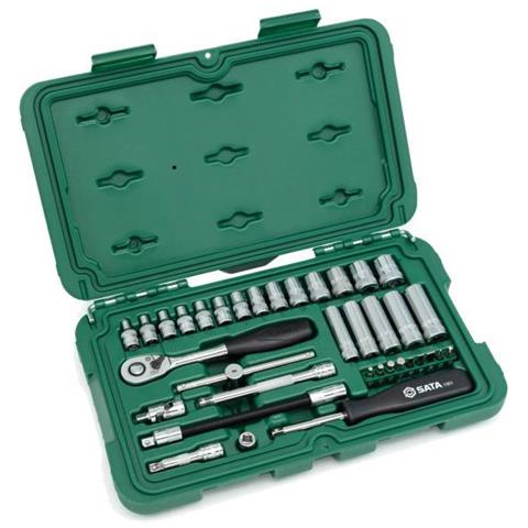 Set Bussole Metriche Esagonali 1/4'' 36 Pz - Foto 1