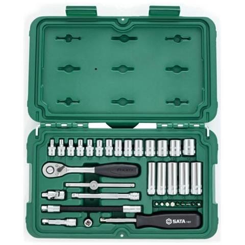 Set Bussole Metriche Esagonali 1/4'' 36 Pz - Foto 2