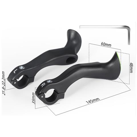 Estensioni Manubrio Per Mountain Bike - Presa E Controllo Migliorati - Foto 2