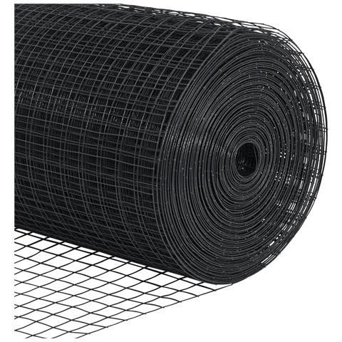 Set di Posti per Recinzione Set di 2 Grigio Metallo 25 x 1,5 m - Foto 9
