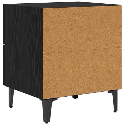 Armadietto per letto 2 pcs Rovere nero 40 x 35 x 47,5 cm - Foto 9