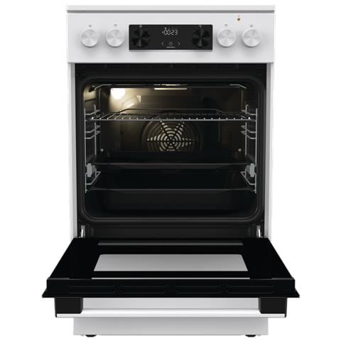 GECS5C70WA Cucina Elettrico Piano cottura a bobina Bianco - Foto 2