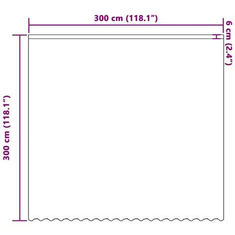 Tende con tende Floreale Bianco 300 x 300 cm Poliestere - Foto 8