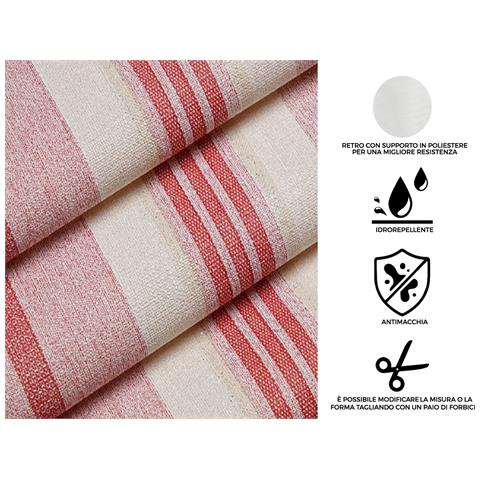 Tovaglia Antimacchia Pvc Proteggi Tavolo Maniva Glitter D2 Rigato 140x160 D2 Rigato - Foto 2