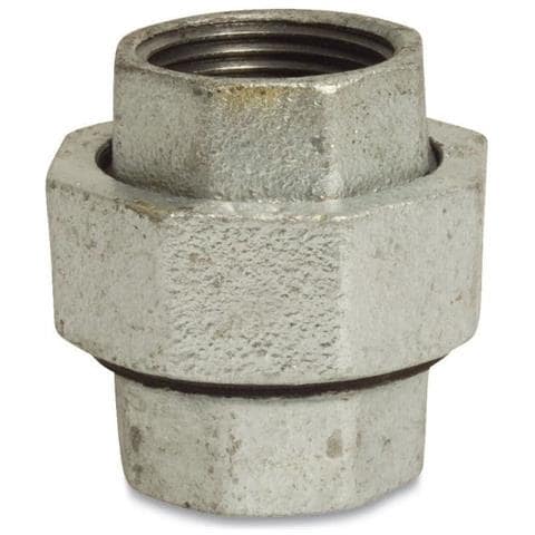 Raccordo Filettato In Ghisa Malleabile  Tipo Conico  1 Pollice - Foto 1