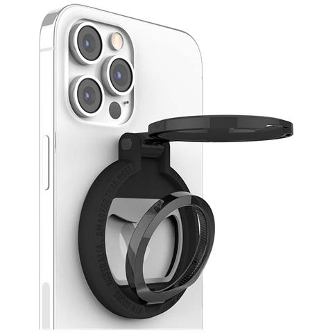 Anello Magsafe Per Iphone Con Supporto A Scomparsa E Apribottiglie, Nero - Foto 2