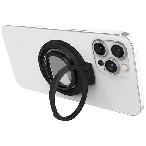 Anello Magsafe Per Iphone Con Supporto A Scomparsa E Apribottiglie, Nero - Foto 1