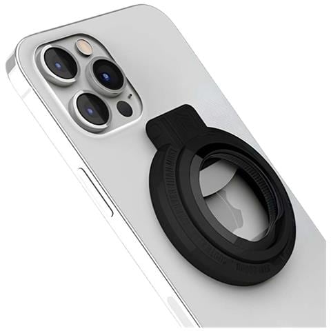 Anello Magsafe Per Iphone Con Supporto A Scomparsa E Apribottiglie, Nero - Foto 4