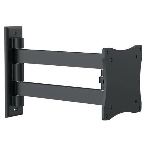 Supporto monitor TV parete (15 Kg) VESA 100 x 100 A due snodi Black SMALLDUE1 - Foto 1