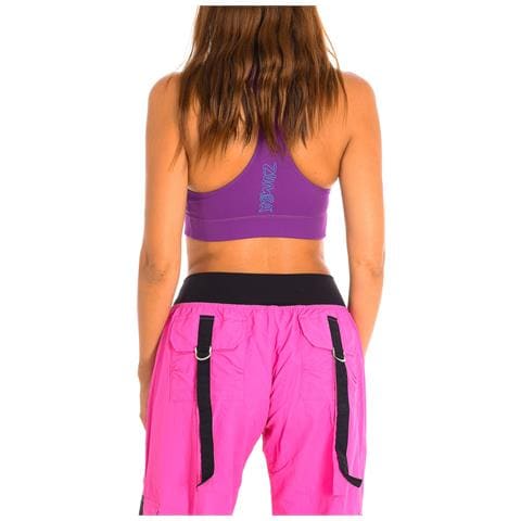 Z1t00507 Top Sportivo Da Donna Con Tessuto A Compressione - Foto 3