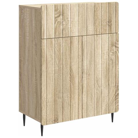 Credenza Rovere Sonoma 66 x 34,5 x 92 cm Legno ingegnerizzato - Foto 1
