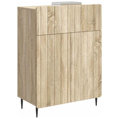 Credenza Rovere Sonoma 66 x 34,5 x 92 cm Legno ingegnerizzato - Foto 2