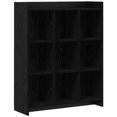 Libreria Rovere Nero 87,5 x 30 x 111 cm Legno ingegnerizzato - Foto 1