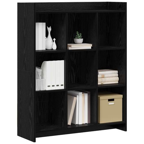 Libreria Rovere Nero 87,5 x 30 x 111 cm Legno ingegnerizzato - Foto 2