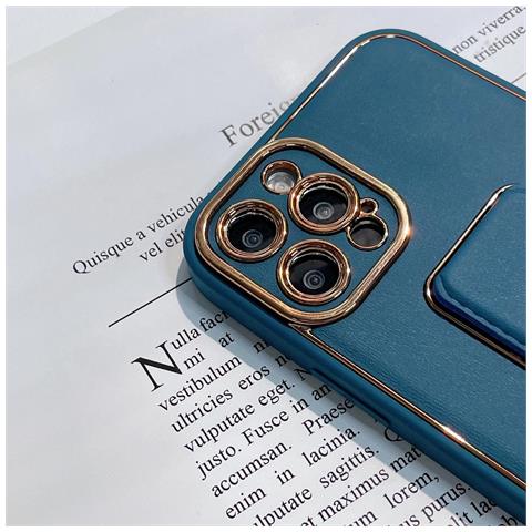 Nuovo Case Per Iphone 12 Pro Con Supporto Di Colore Viola - Foto 1