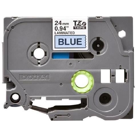 nastro nera tz-e551 su fondo blu 24mm 8mt - Foto 2