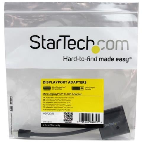 Adattatore convertitore video Mini DisplayPort a DVI - Mini DP a DVI nero - 1920x1200 - Foto 4