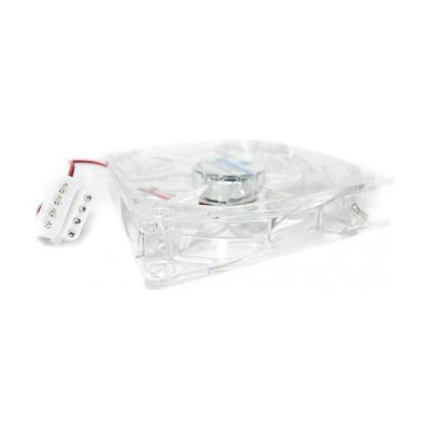 Ventola Di Raffreddamento Per Case 12x12x2.5 Trasparente Con 2 Connettori Molex 4 Pin00954 - Foto 1