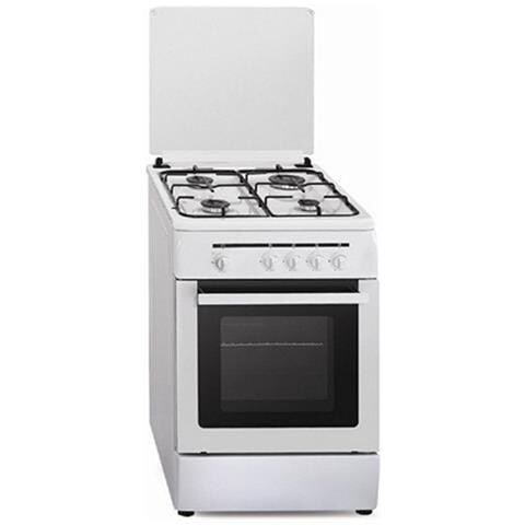 Cucina S0407438 a Gas 4 Fuochi Gas Forno 53L Colore Bianco - Foto 2