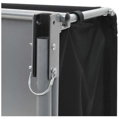 Rimorchio Da Bici Per Il Trasporto Di Merci Nero E Giallo 65 Kg - Foto 2