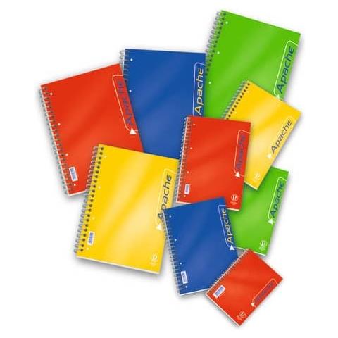 Quaderno Spiralato Apache A5 Skip 140 Fogli Rigatura 1r 02138071r 3 Pezzi - Foto 3