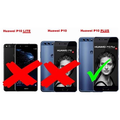 Custodia Compatibile Con Huawei P10 Plus In Frost Nero - Coperchio Protettivo In Silicone Tpu Flessibile - Foto 2