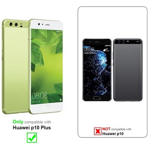 Custodia Compatibile Con Huawei P10 Plus In Frost Nero - Coperchio Protettivo In Silicone Tpu Flessibile - Foto 11