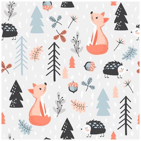 Tappeto Stampato Beautiful Leaves 2 - Astratto - Arredo - Antiscivolo - Da Soggiorno, Salotto, Camera - Multicolore In Poliestere, Cotone, 120 X 180 Cm - Foto 1