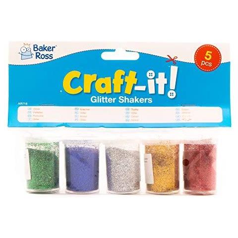 Glitter Shakers (pacchetto Di 5) Per I Bambini Arti E Mestieri - Foto 2