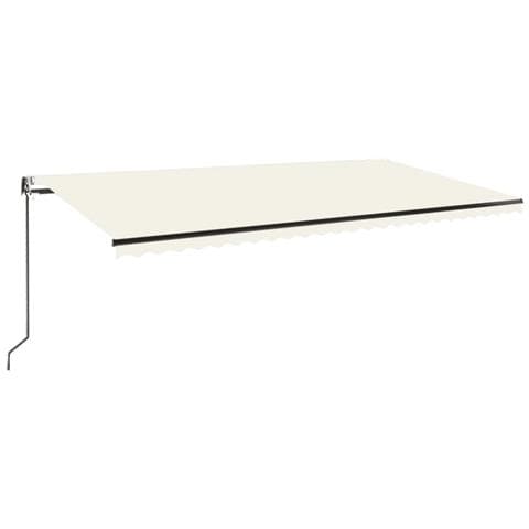Tenda Automatica con Sensore Vento e LED 600x350 cm Crema - Foto 1