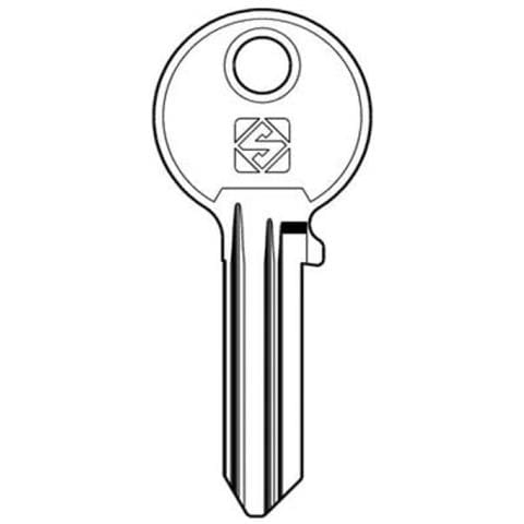 Chiave Piatta Iseo Ie2 Ottone Nichelato X 10 Pz - Foto 1