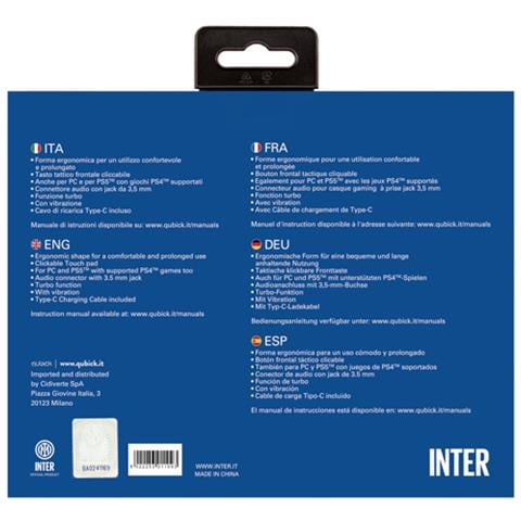 Controller Wireles ACP40157 per Play Station 4 Colore Nero/Azzurro  - Foto 7