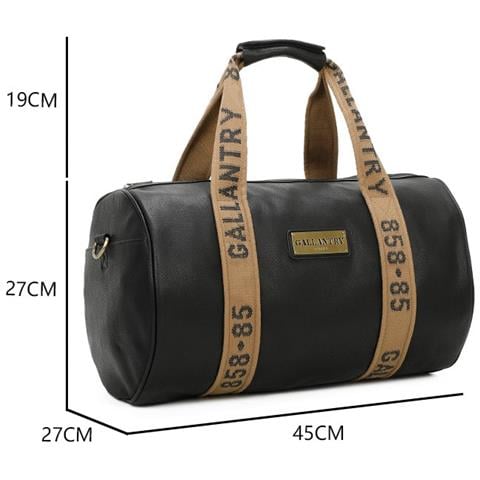 Borsone Da Viaggio Sport Collezione Polochon, Nero - Foto 7