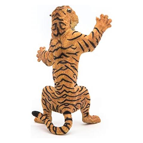 -dipinto A Mano - Figurina -regno Degli Animali Selvatici - Tigre In Piedi -50208 -da Collezione - Per Bambini - Adatto A Ragazzi E Ragazze- Dai 3 Anni - Foto 2