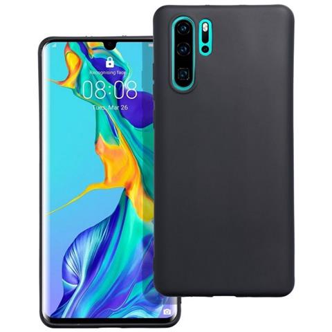 Custodia Tpu Silicone Cover Case Per Huawei P30 Pro Black - Foto 1